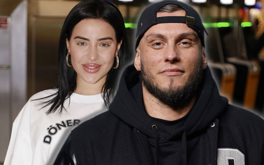Leyla Lahouar und Eugen Lopez lächeln