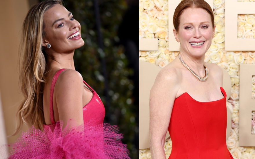 Margot Robbie und Julianne Moore Haare
