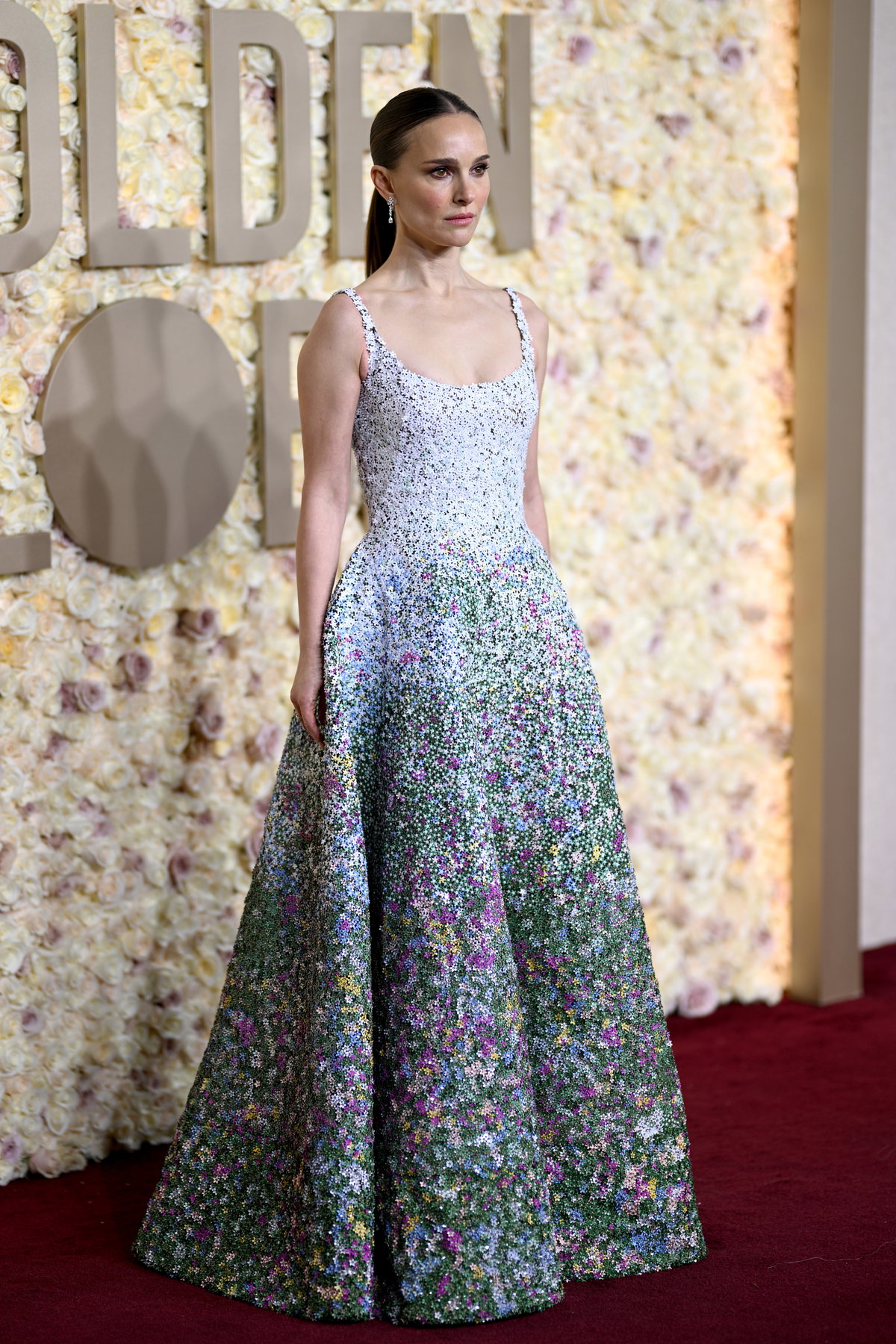 Natalie Portman bei den "Golden Globes" 2024