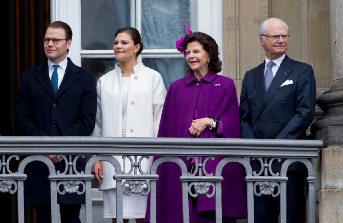 Prinz Daniel, Prinzessin Victoria, Königin Silvia und König Carl Gustaf.