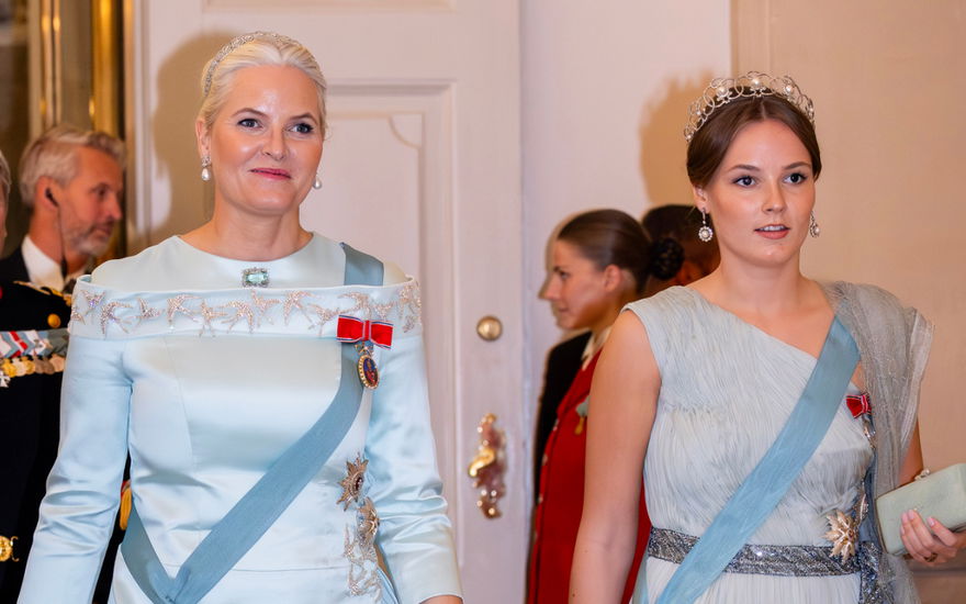 Prinzessin Mette-Marit und ihre Tochter Prinzessin Ingrid Alexandra.