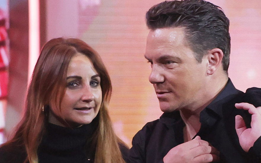 Stefan Mross und Eva Luginger gucken skeptisch