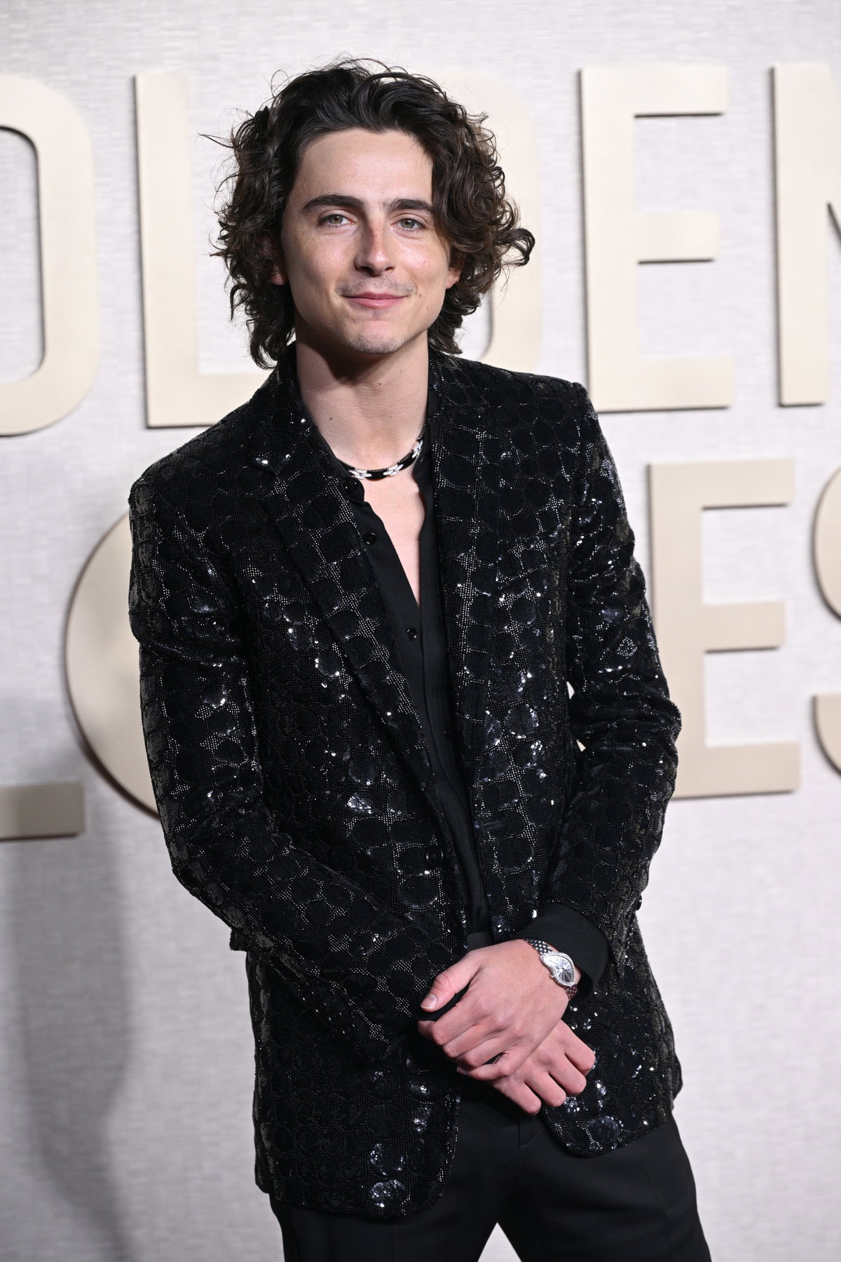 Timothée Chalamet bei den "Golden Globes" 2024