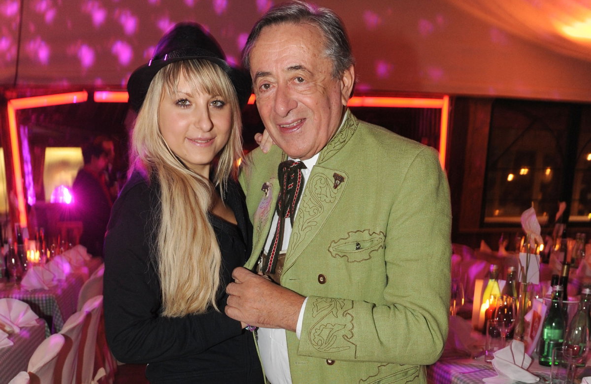 Anastasia Sokol und Richard Lugner