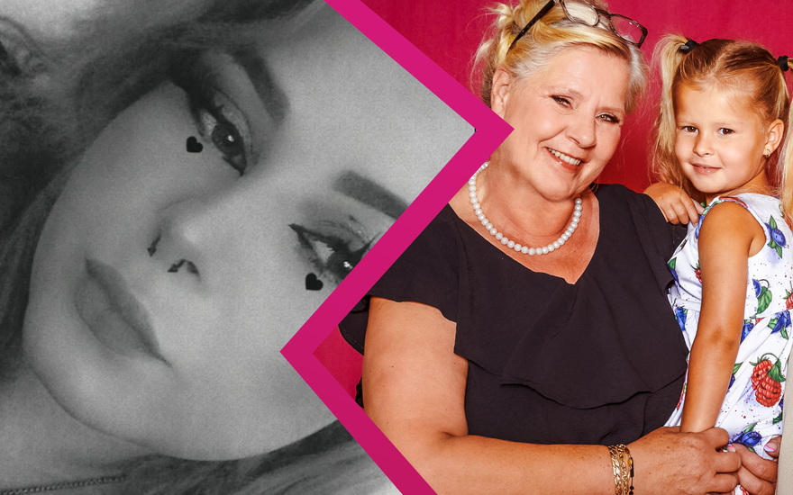 Calantha Wollny, Silvia Wollny mit Enkelin Cataleya auf dem Arm