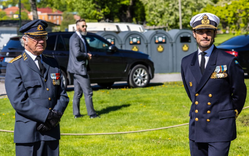 König Carl Gustaf und Prinz Carl Philip.
