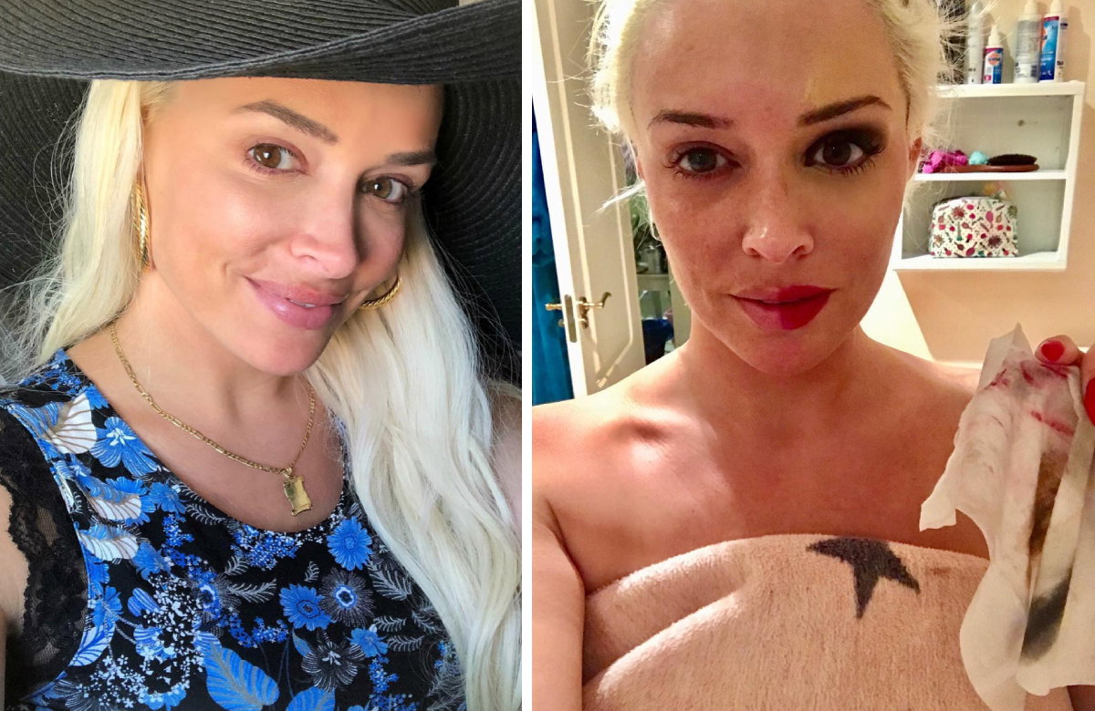 Daniela Katzenberger fast ungeschminkt