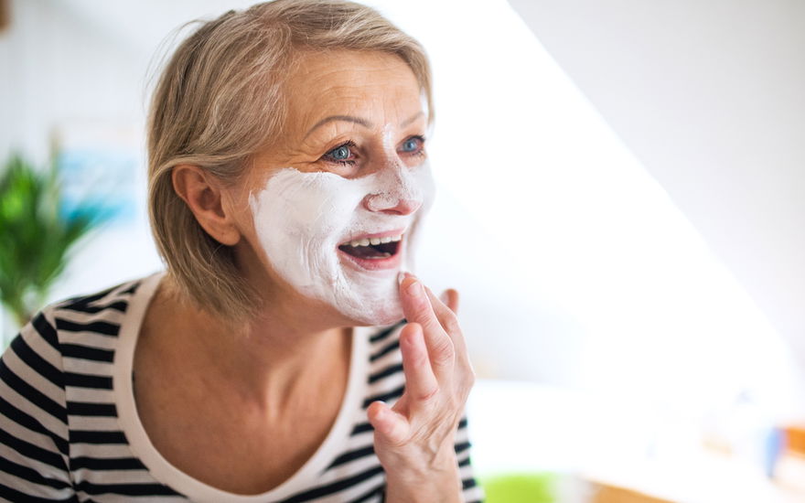 Maske für reife Haut