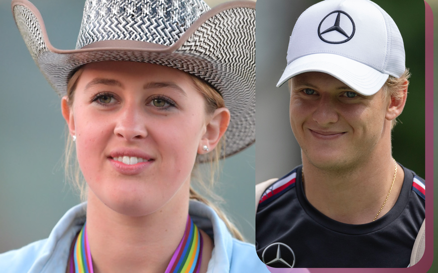 Gina-Maria & Mick Schumacher glücklich