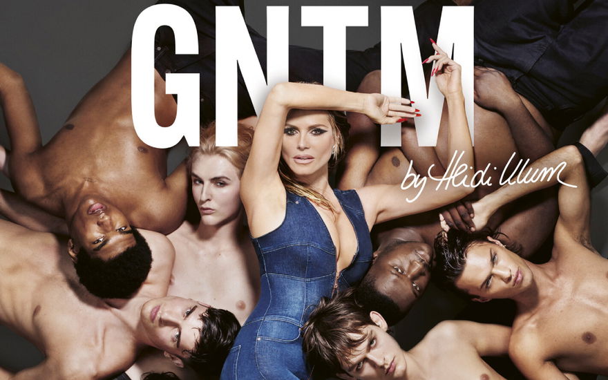 GNTM-Poster 2024 mit Männer-Models