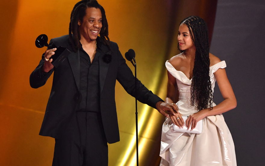 Jay-Z und Tochter Blue Ivy bei den Grammys 2024