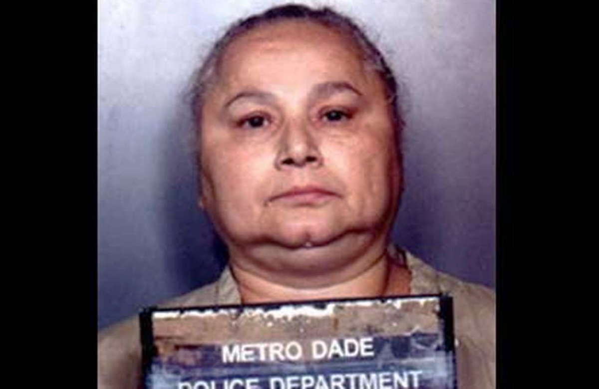 Griselda Blanco wird von der Polizei fotografiert