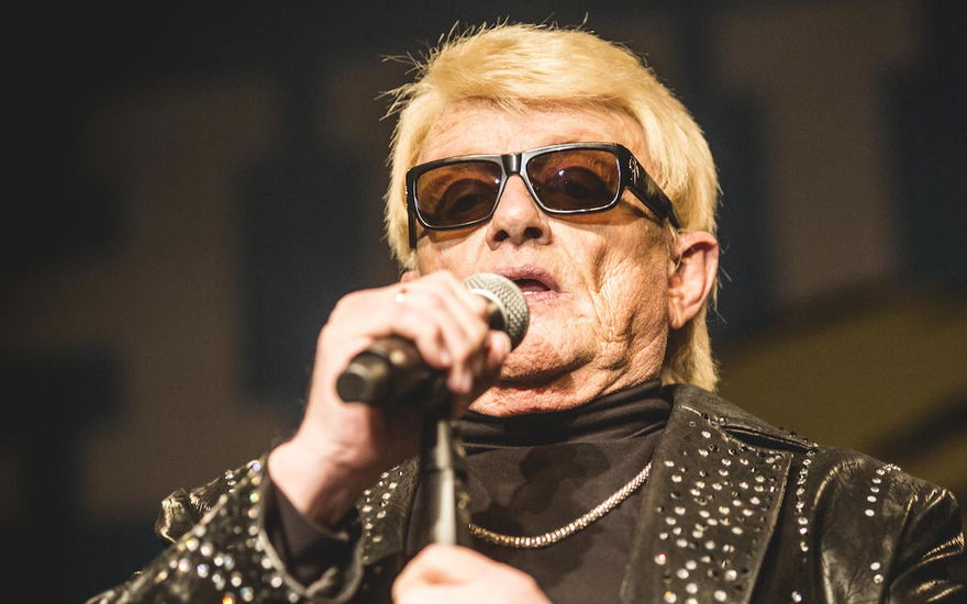 Heino am Mikrofon