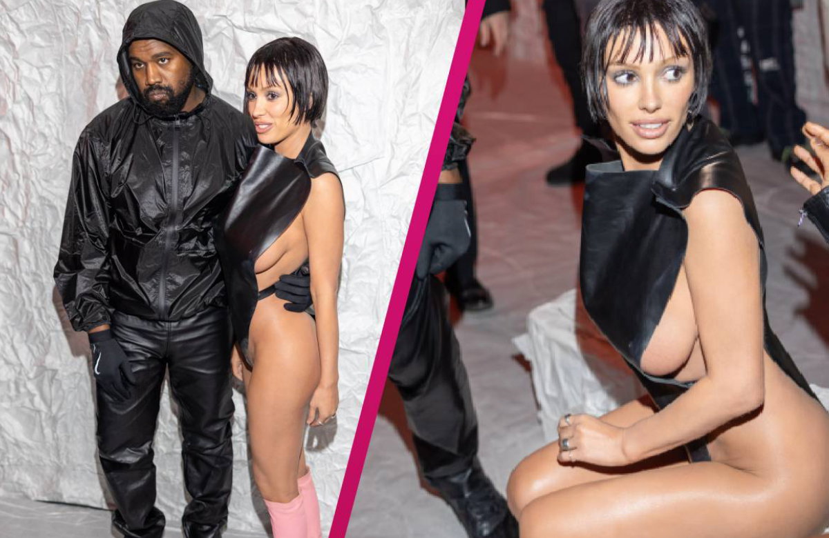 Kanye West und Bianca Censori auf der Fashion Week in Mailand