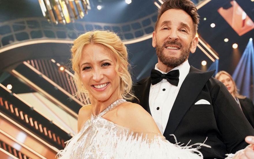 Kathrin Menzinger und Mark Keller tanzen bei "Let's Dance".