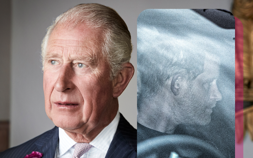 König Charles III. und Prinz Harry