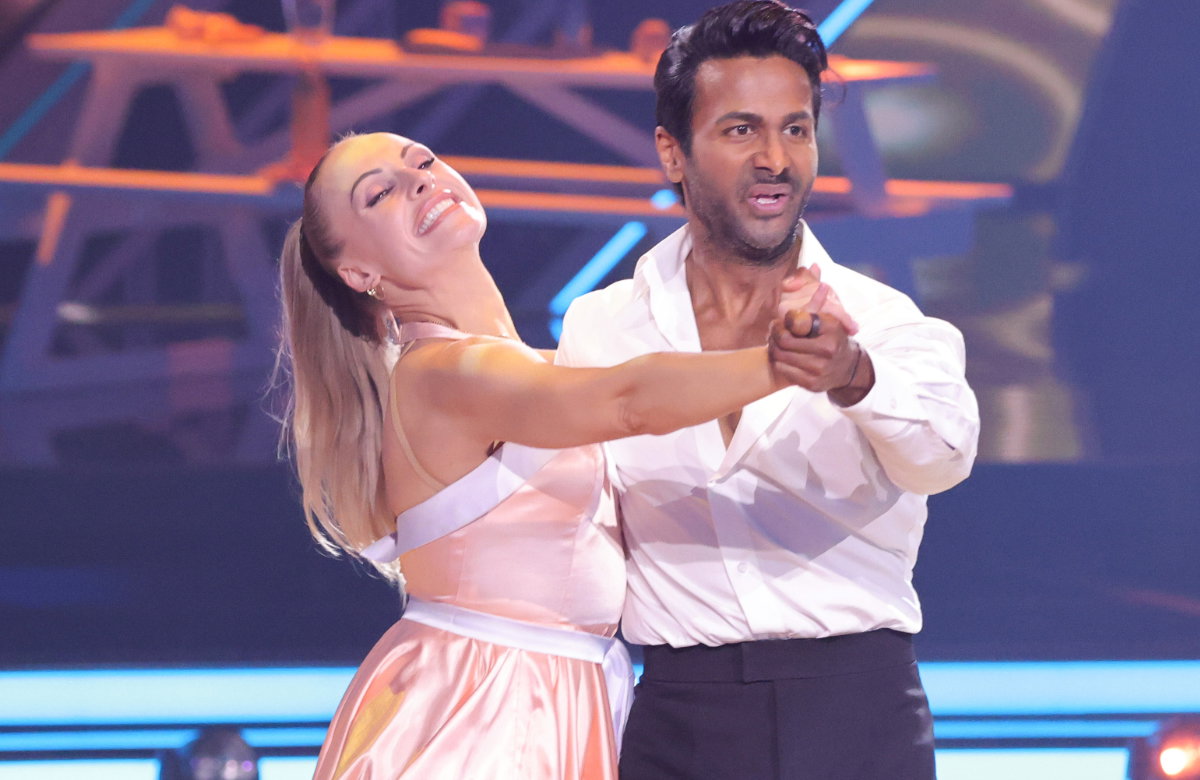 Biyon Kattilathu tanzt bei "Let's Dance" mit Marta Arndt