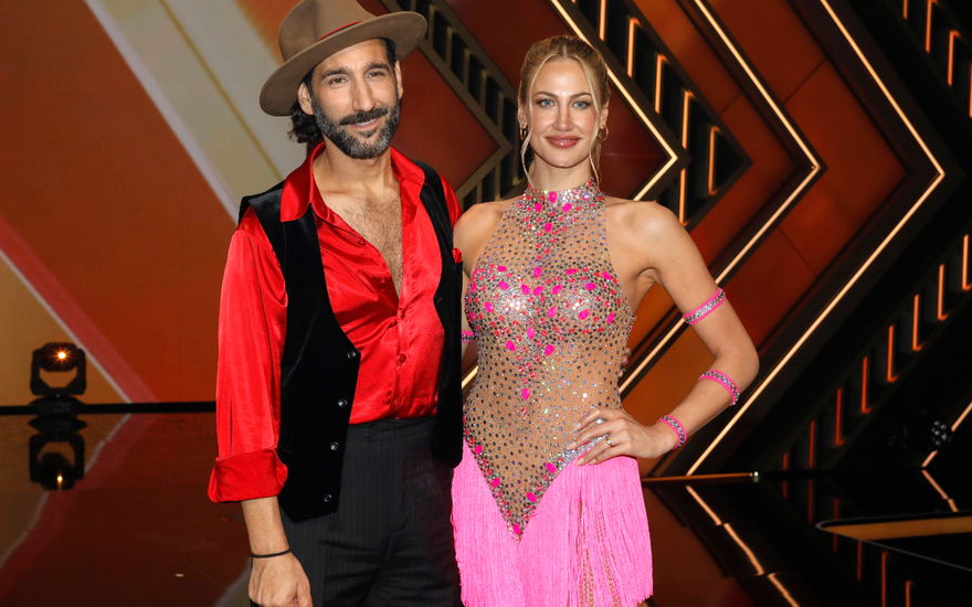 Massimo Sinató und Lulu Lewe bei "Let's Dance"