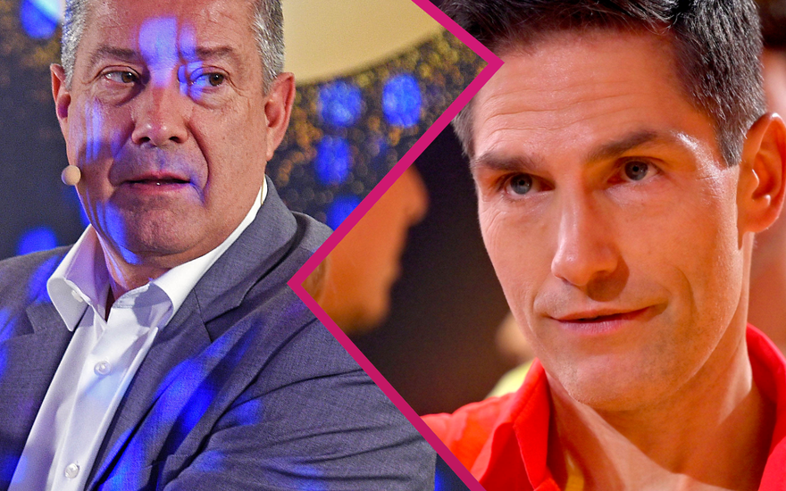 Joachin Llambi und Christian Polanc ernst