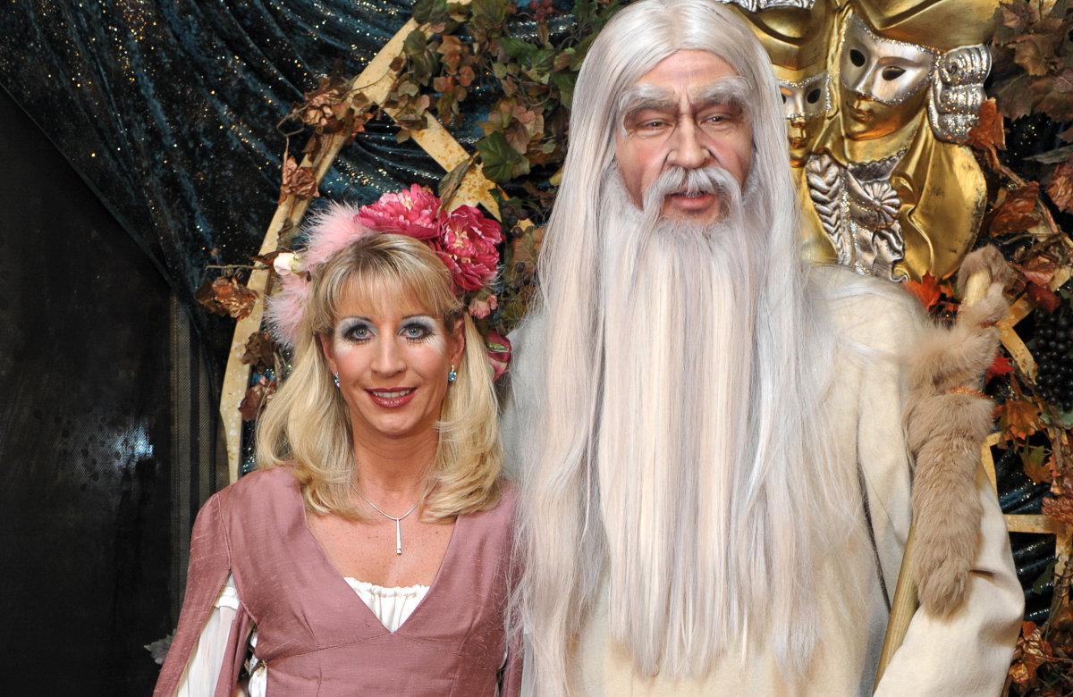Markus Söder als Gandalf aus "Herr der Ringe" an Fasching 2010