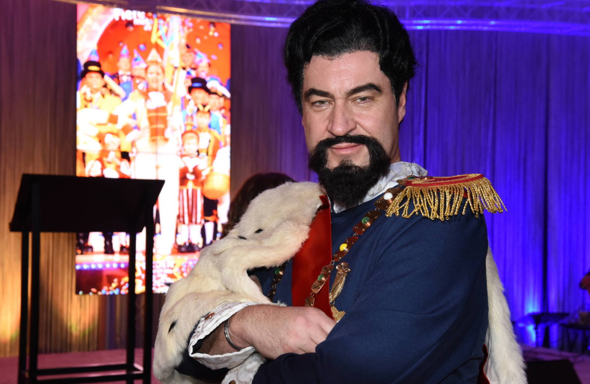 Markus Söder als König Ludwig II. an Fasching 2016
