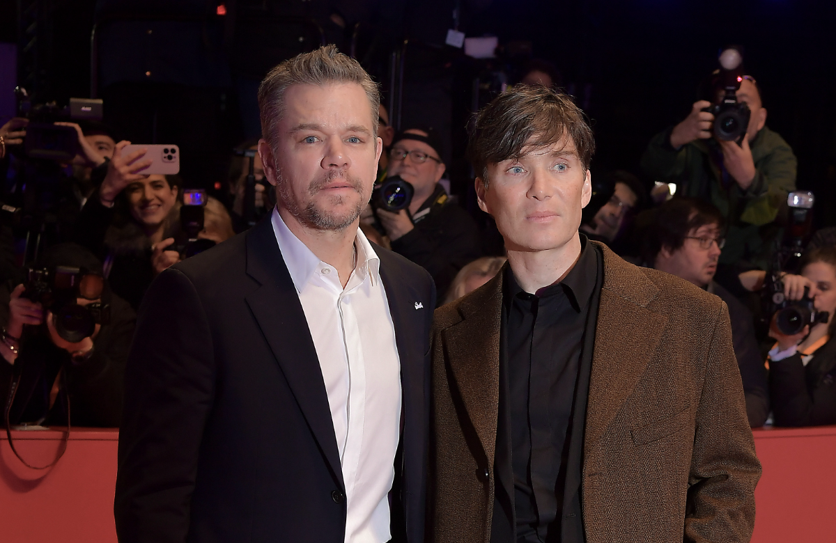 Matt Damon und Cillian Murphy bei der Berlinale 2024