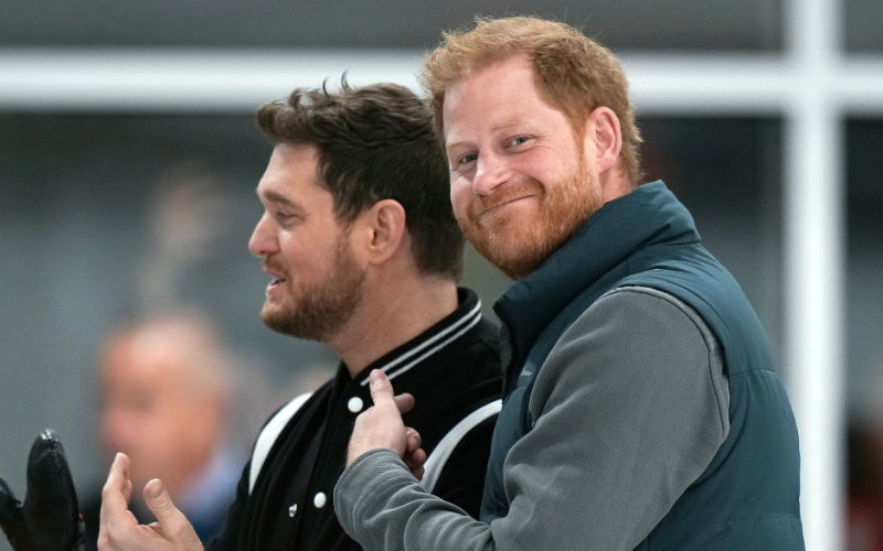 Michael Bublé und Prinz Harry in Kanada.