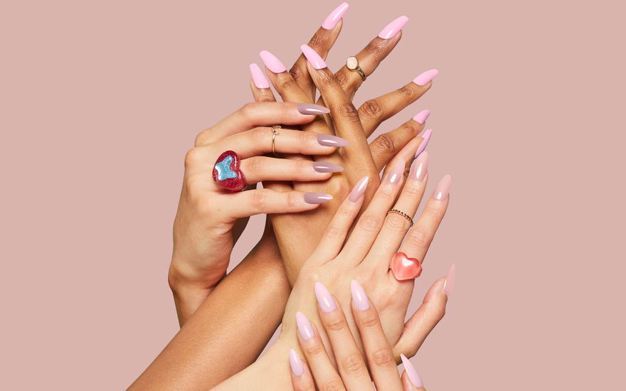 Nagellack Valentinstag