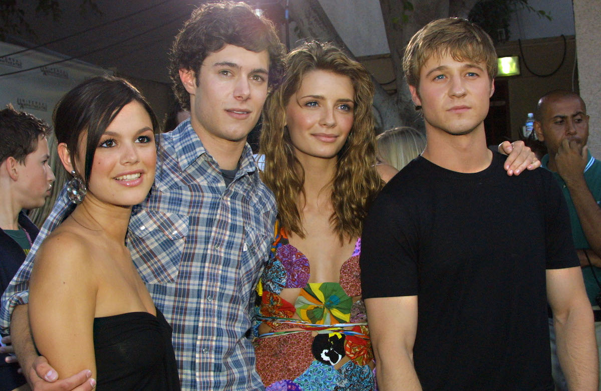 Gruppenfoto O.C. California-Cast Rachel Bilson, Adam Brody, Mischa Barton und Benjamin McKenzie