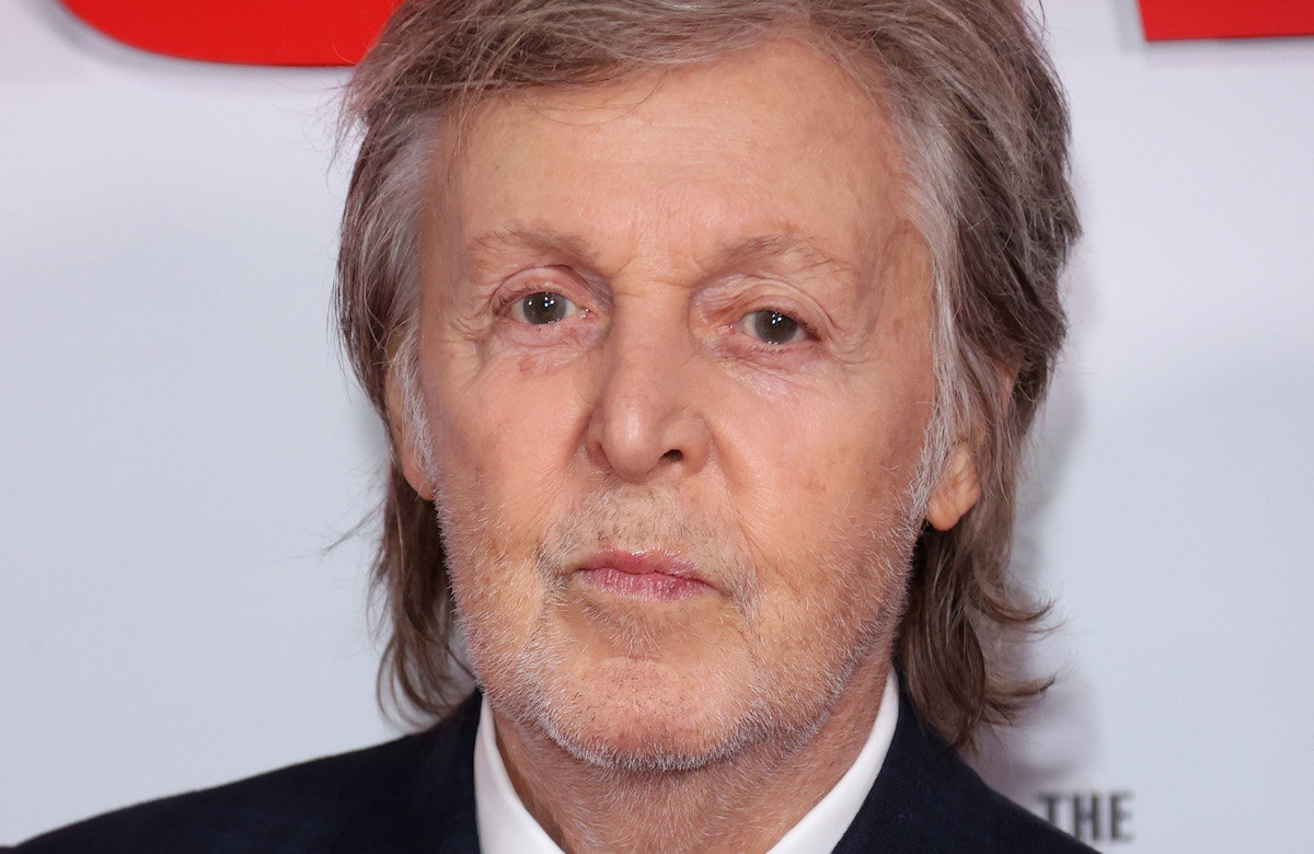 Paul McCartney auf roten Teppich