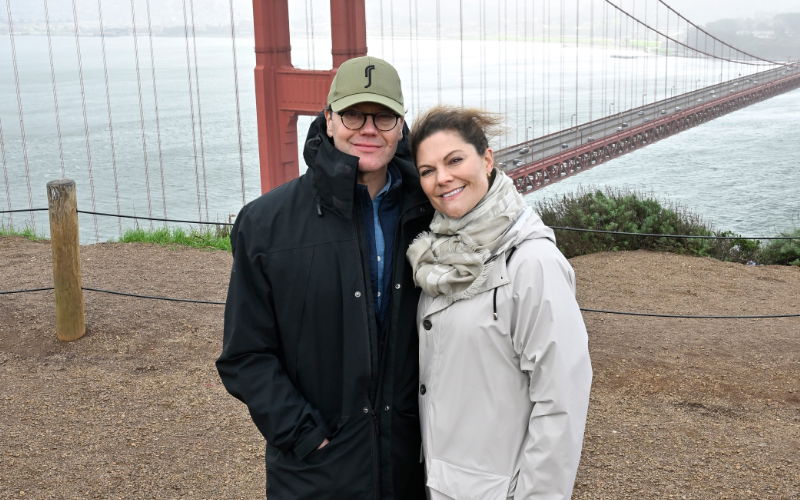 Prinz Daniel und Prinzessin Victoria von Schweden in den USA.