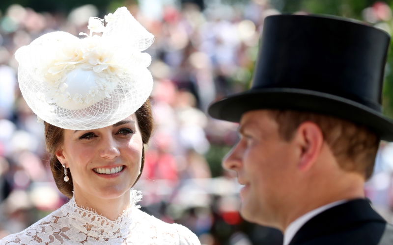 Prinzessin Kate und Prinz Edward.