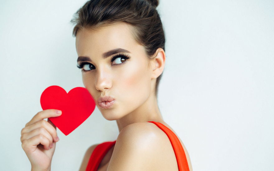 Valentinstag-Make-up