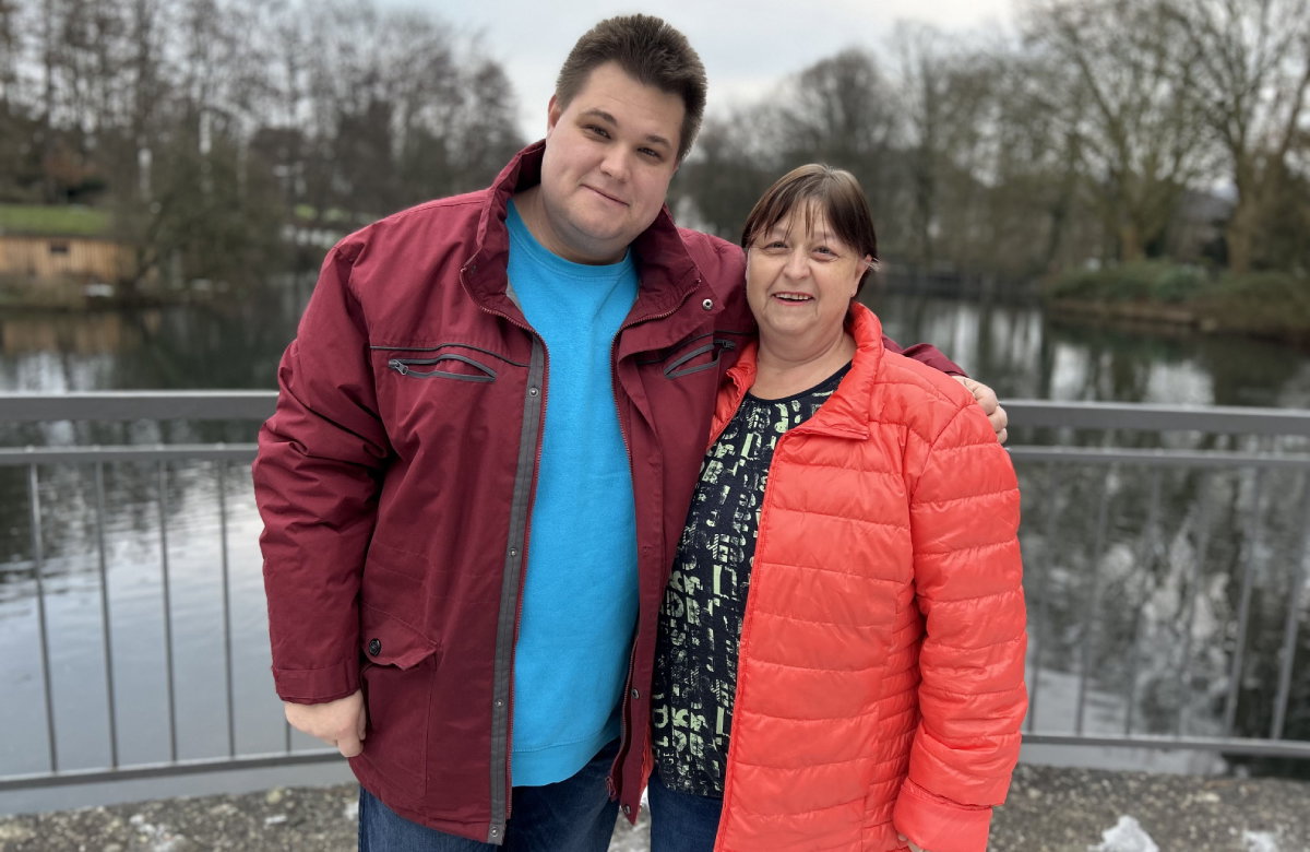 "Schwiegertochter gesucht"-Kandidat Sascha mit Mutter Regina