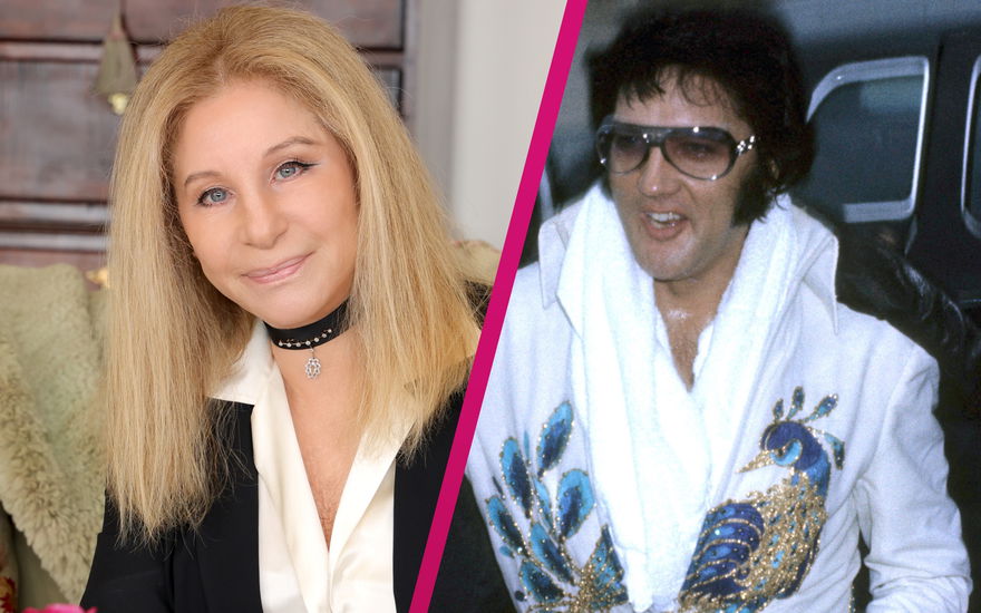Barbra Streisand und Elvis Presley
