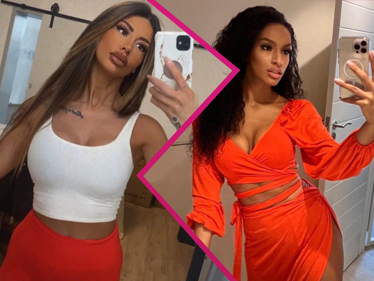 Christina Dimitriou und Cecilia Asoro mit Blitz zwischen ihnen