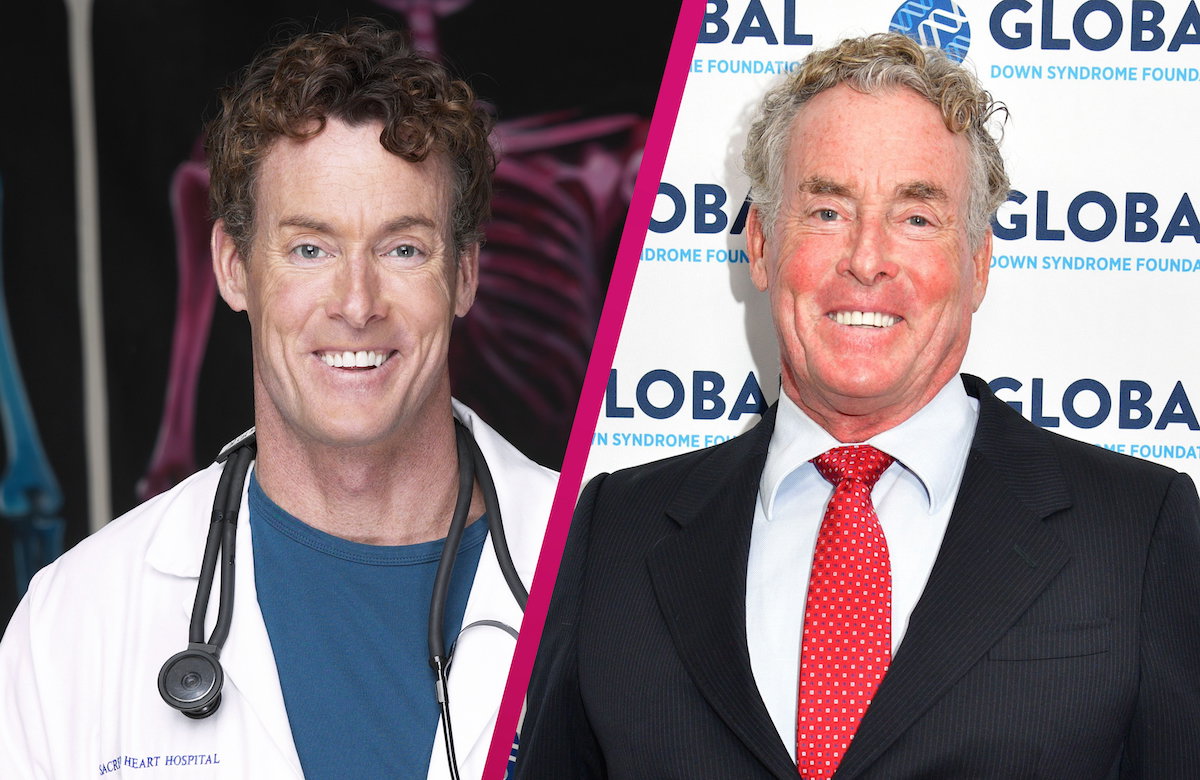 Collage John C. McGinley früher heute