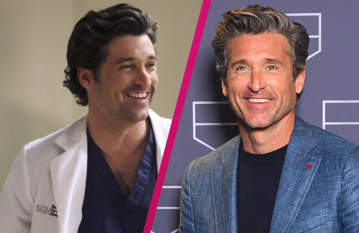 Collage Patrick Dempsey früher und heute