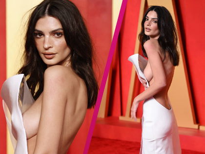 Emily Ratajkowski: Oben ohne - Brust-Fauxpas bei Oscars-Party