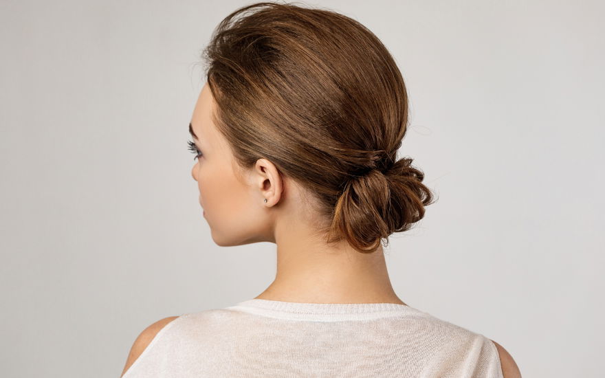 Dutt für kurze Haare