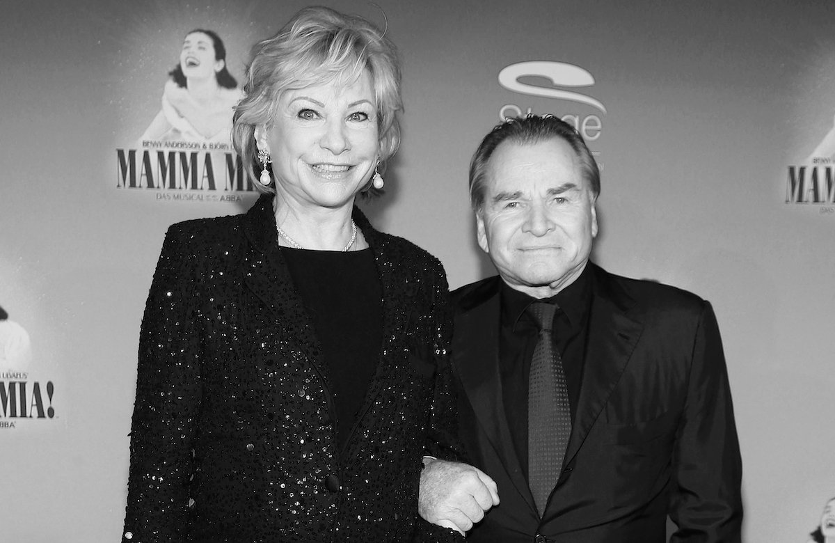 Fritz Wepper und Angela von Morgen schwarz-weiß-Bild