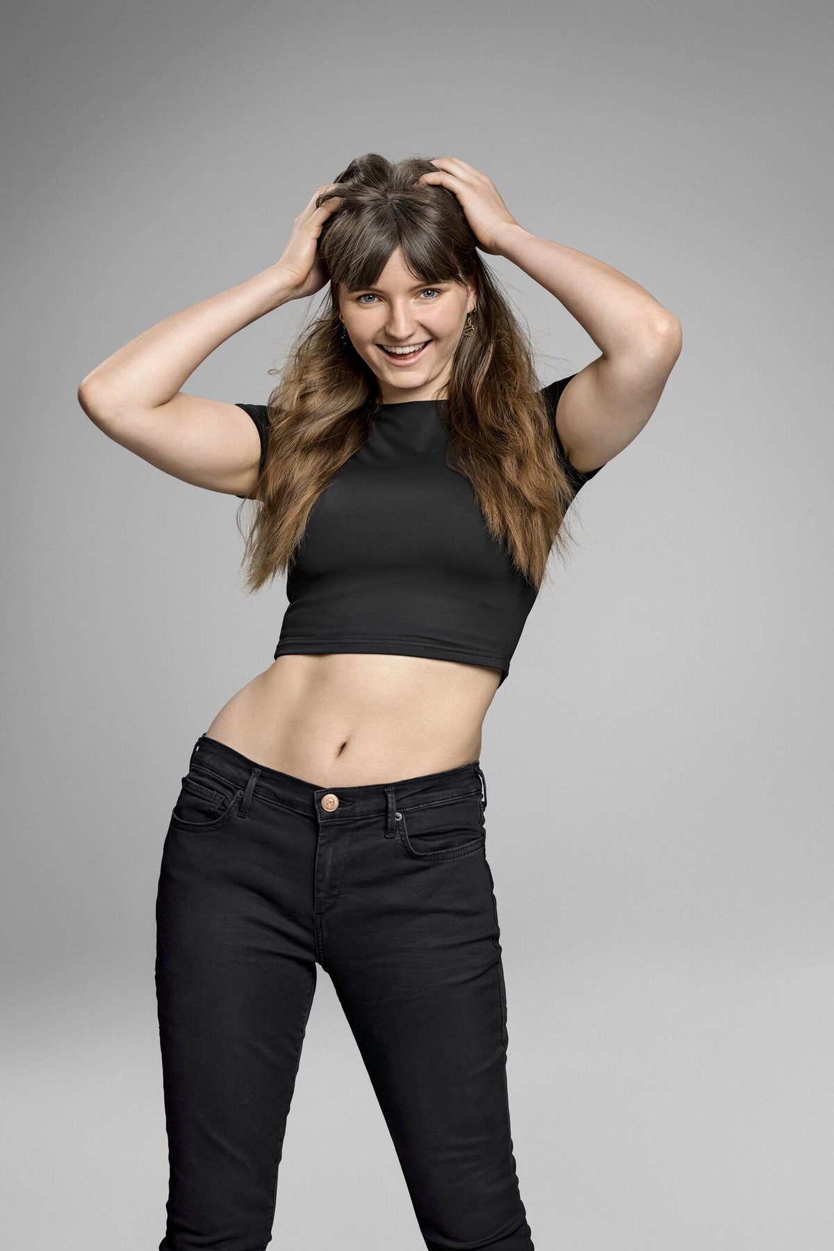 GNTM-Kandidatin Alexandra vor dem Umstyling