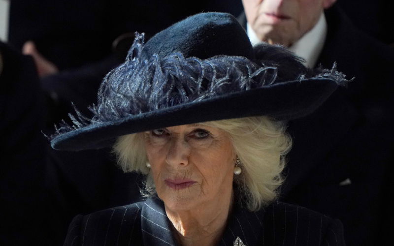 Königin Camilla bei einer Trauerfeier in Windsor, 2024.