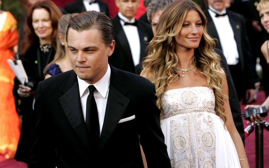 Leonardo DiCaprio und Gisele Bündchen zusammen bei den Oscars 2005