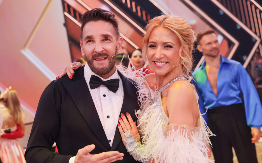 Mark Keller und Kathrin Menzinger glücklich
