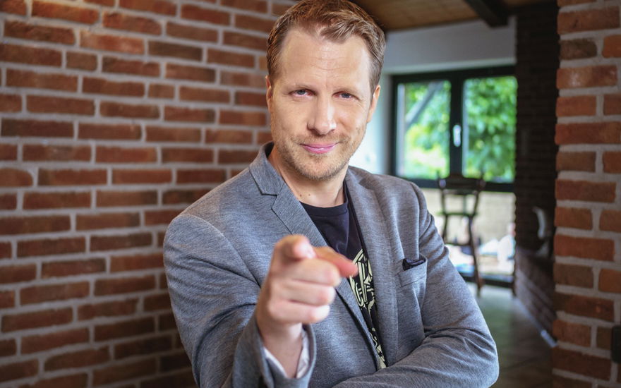 Oliver Pocher bei seiner Show "Ein Haus voller Geld"