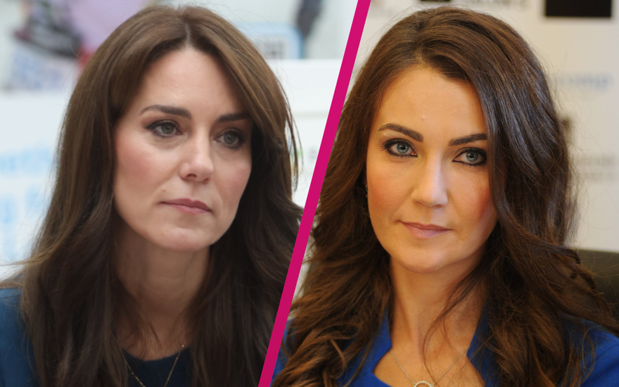 Prinzessin Kate und Heidi Agan ernst
