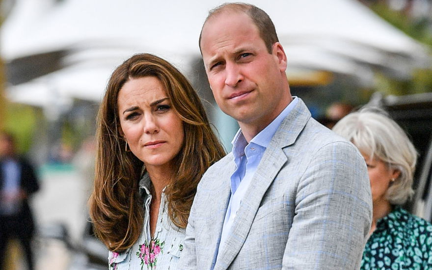 Prinzessin Kate und Prinz William sehen zornig aus