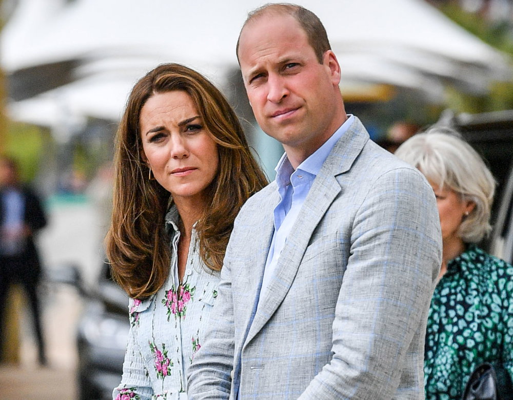 Prinzessin Kate und Prinz William sehen zornig aus
