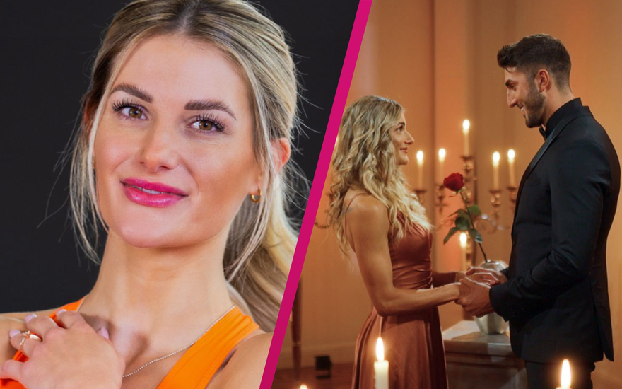 Rebecca in Sportkleidung & mit Dennis im "Bachelors"-Finale